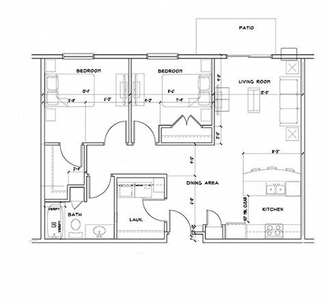 a floor plan of a house